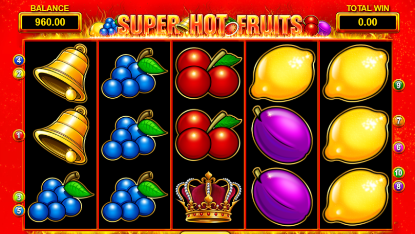 hot fruits 100 slot
