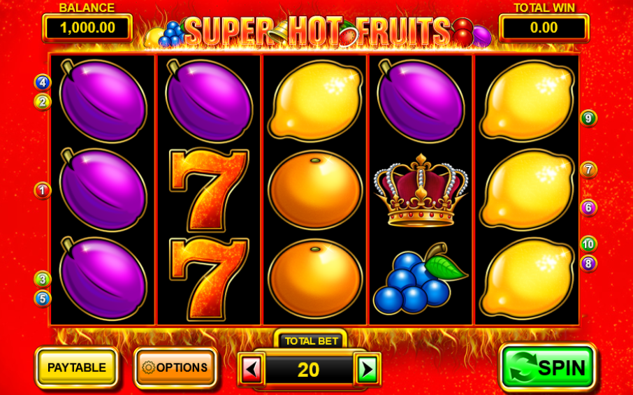 hot fruits 10 slot